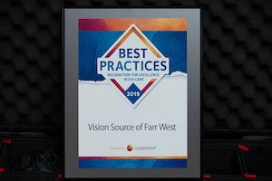 Vision Source of Farr West is awarded Best Practices